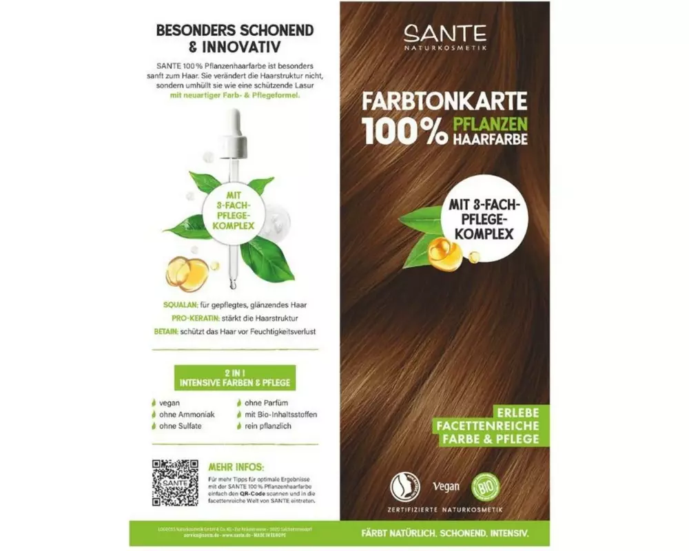 SANTE Pflanzenhaarfarbe 100 g