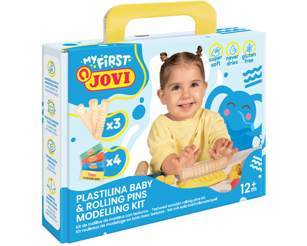 JOVI MY First Baby Knete Set 4x38g 511003746 Plastilina Baby