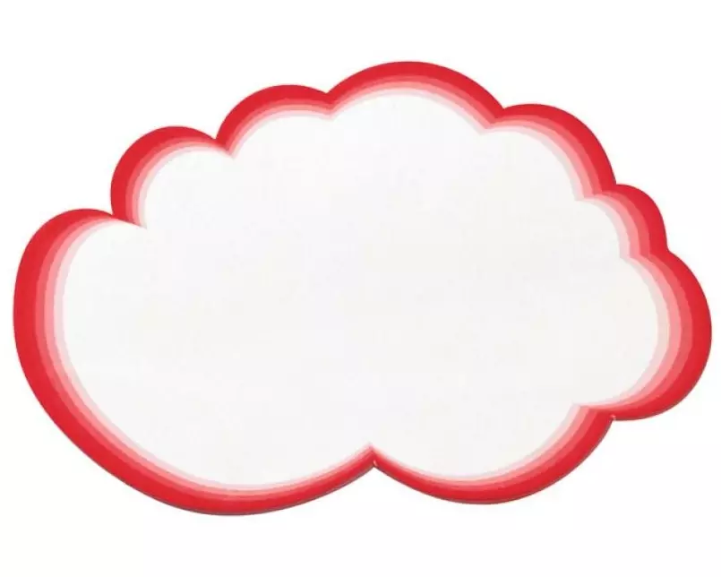 Legamaster Moderationskarten Wolke, 26.5 x 43 cm, 20 Stück