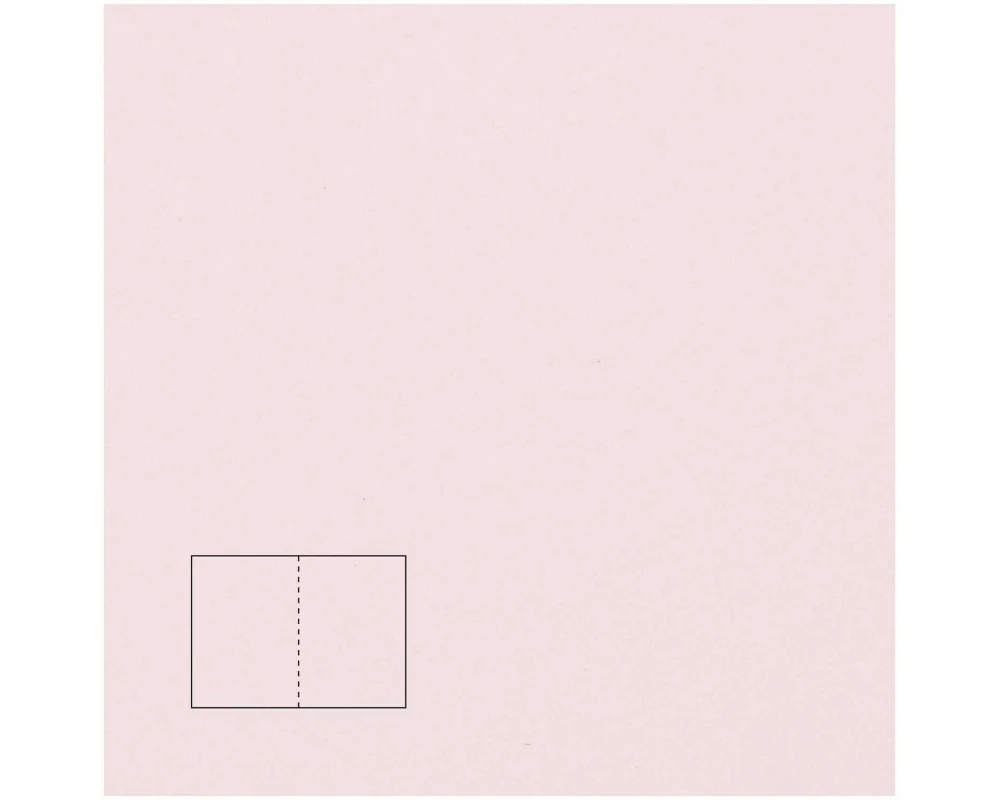 Rico Design Paper Poetry Essentials Klappkarte A6, Rosa