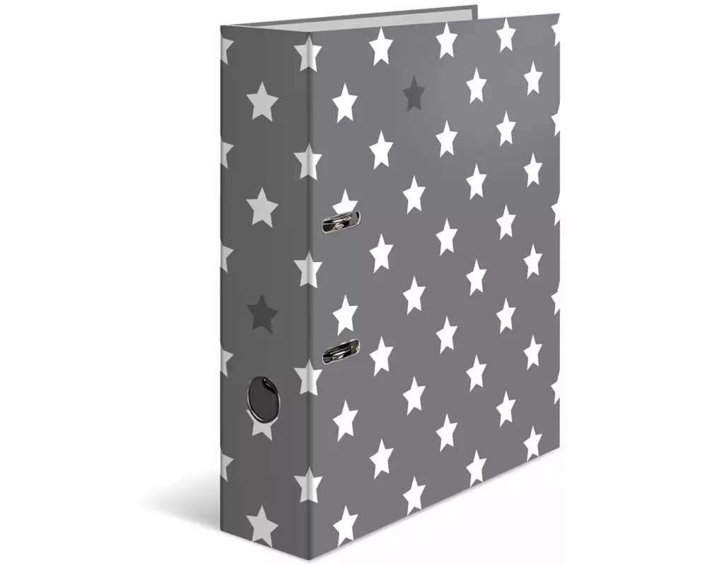 HERMA Ordner Sterne A4 7 cm, Weiss matt