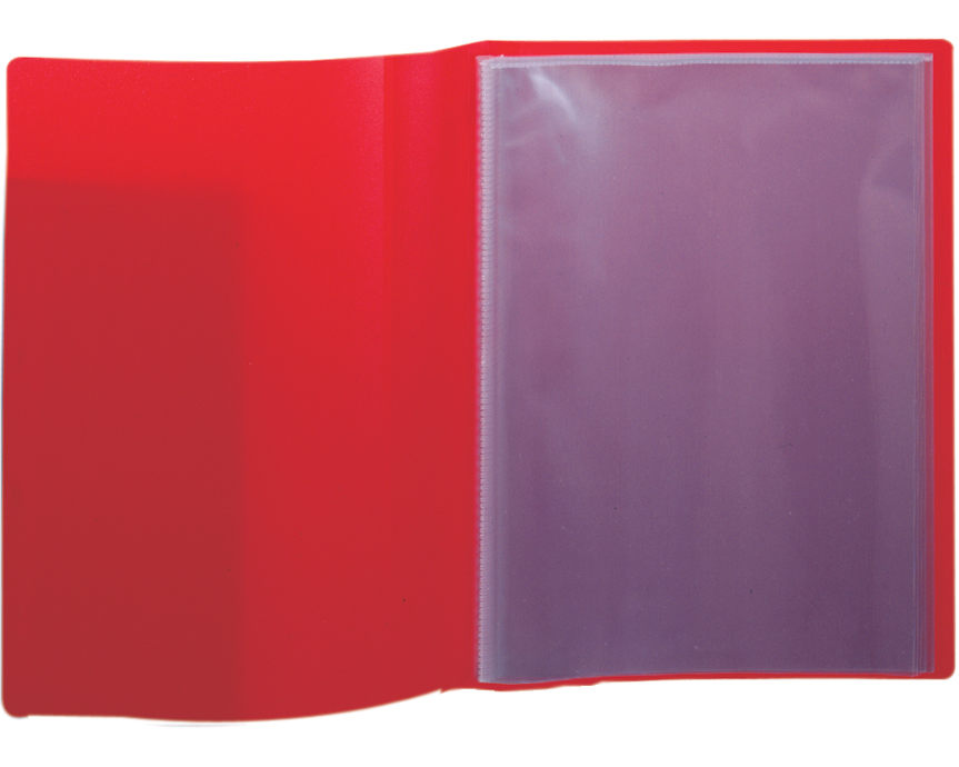 VIQUEL Sichtbuch A4 510001-04 rot 50 Taschen