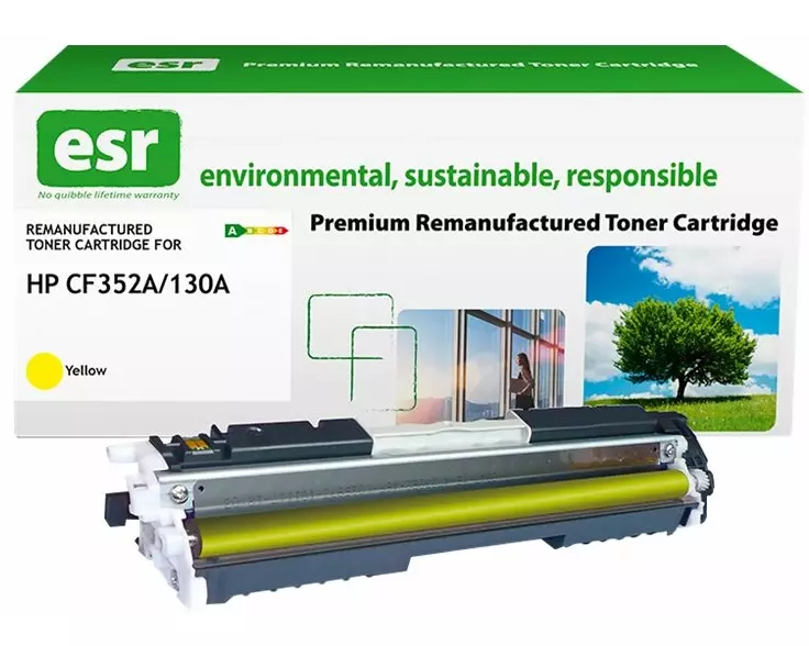 ESR Toner cartridge compatible with HP CF352A yellow remanufactured 1.000 pages