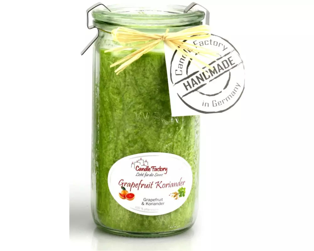 Candle Factory Duftkerze Grapefruit und Koriander Mini Jumbo