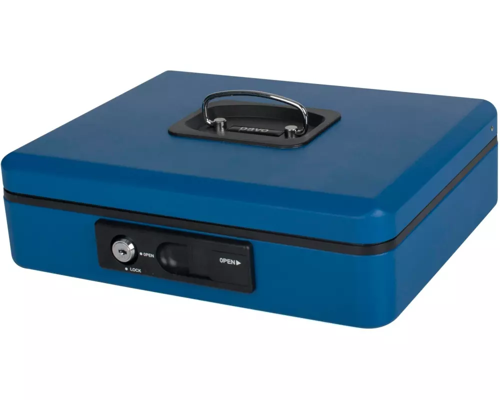 Pavo Geldkassette Deluxe 12", Blau