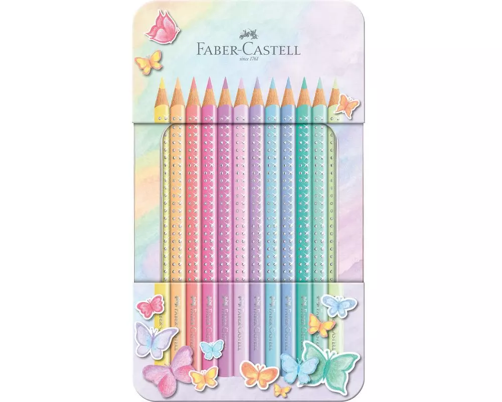Faber-Castell Farbstifte Sparkle Pastell 12 Stück