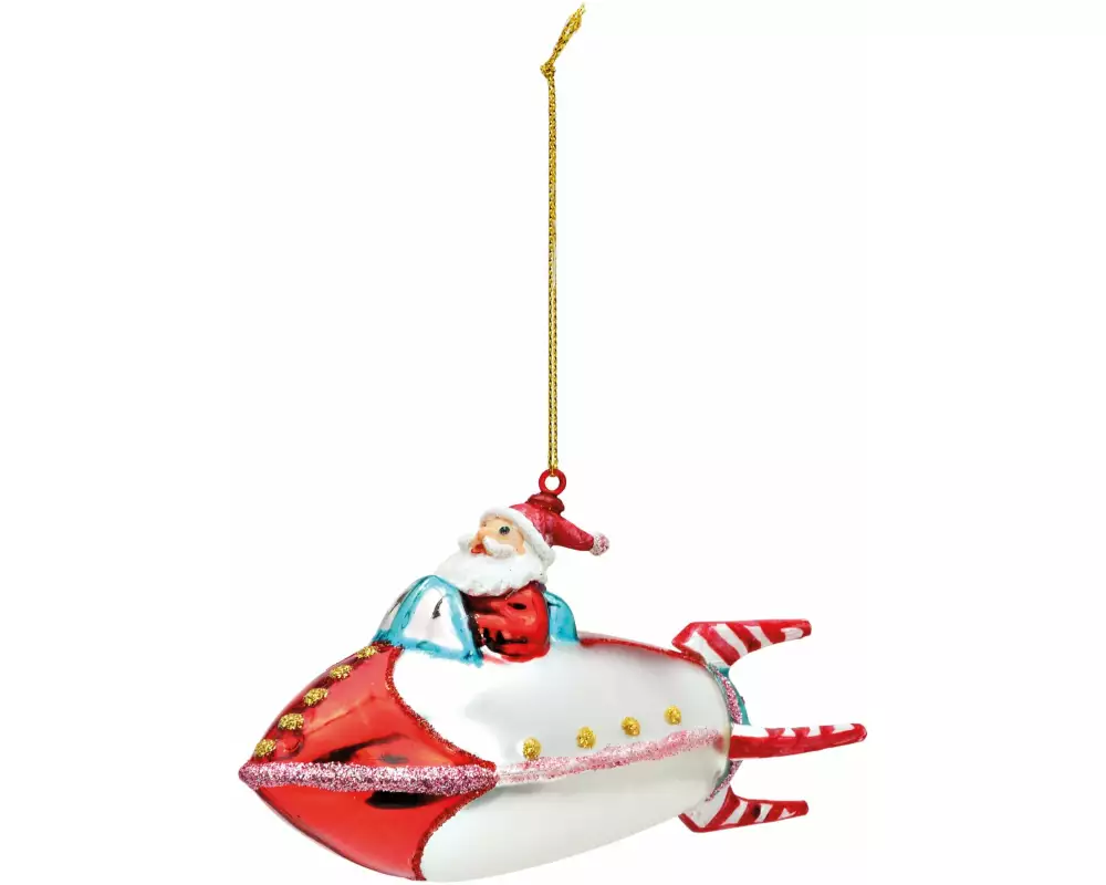 G. Wurm Weihnachtskugel Nikolaus 14 x 8 x 5 cm, Mehrfarbig