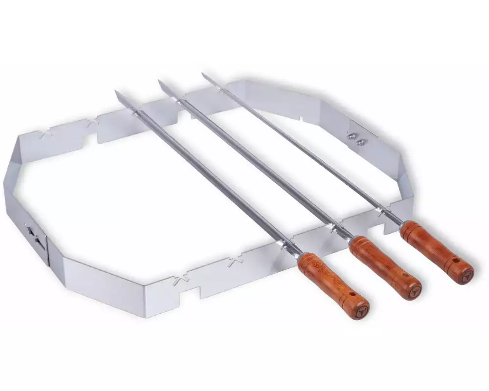Moesta BBQ Grillaufsatz Churrasco-Set für Ø 57 cm PizzaRing