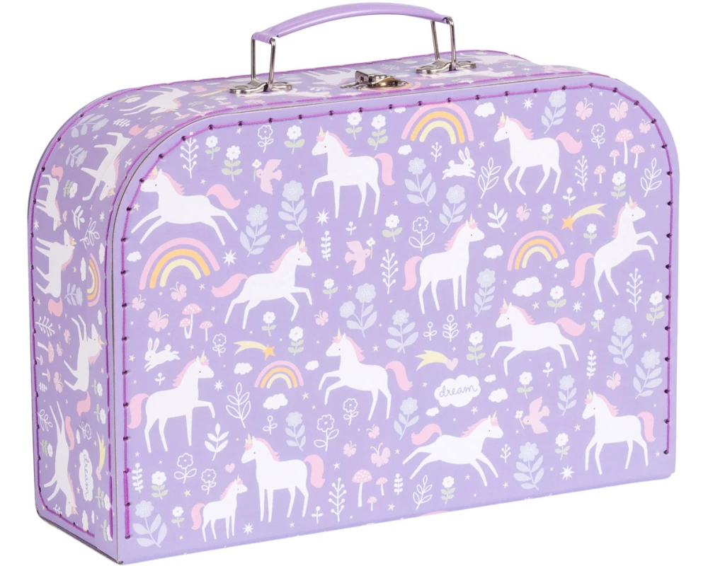 A Little Lovely Company Spielzeugkoffer Einhorn