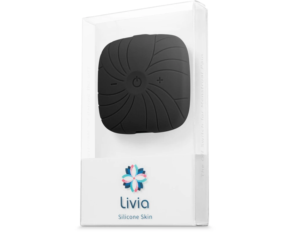 Livia Skin Blumen-Struktur Schwarz