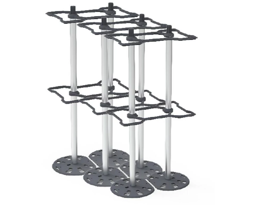 Gusta Garden CHILI BUDDY Rankhilfe für Chilis & Paprika im 3er Set Silber