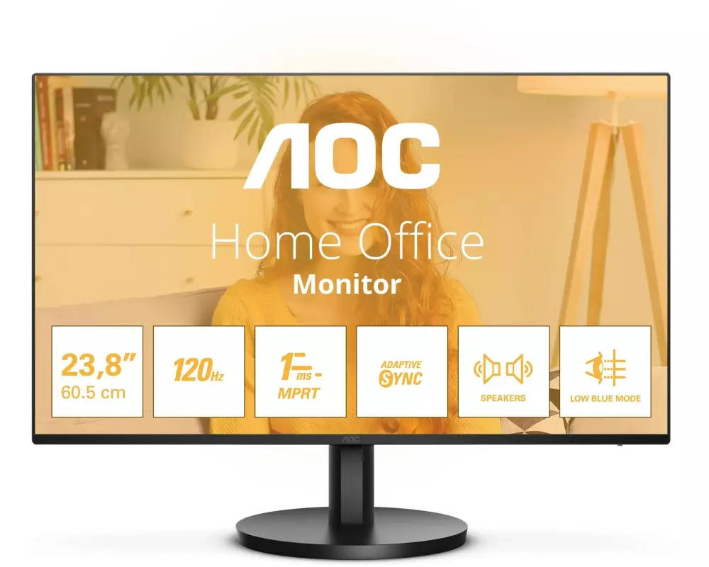 AOC 24B3QA2 - 24 Zoll Full HD Monitor, 1