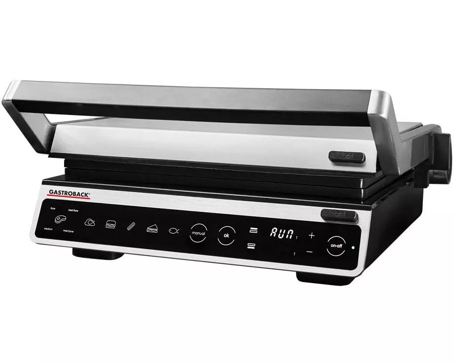 Gastroback Kontaktgrill BBQ Advanced Smart 2000 W