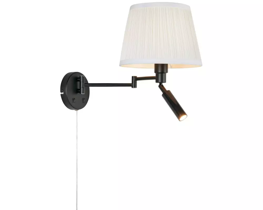 Markslöjd Pivot Wandleuchte Beige/Schwarz