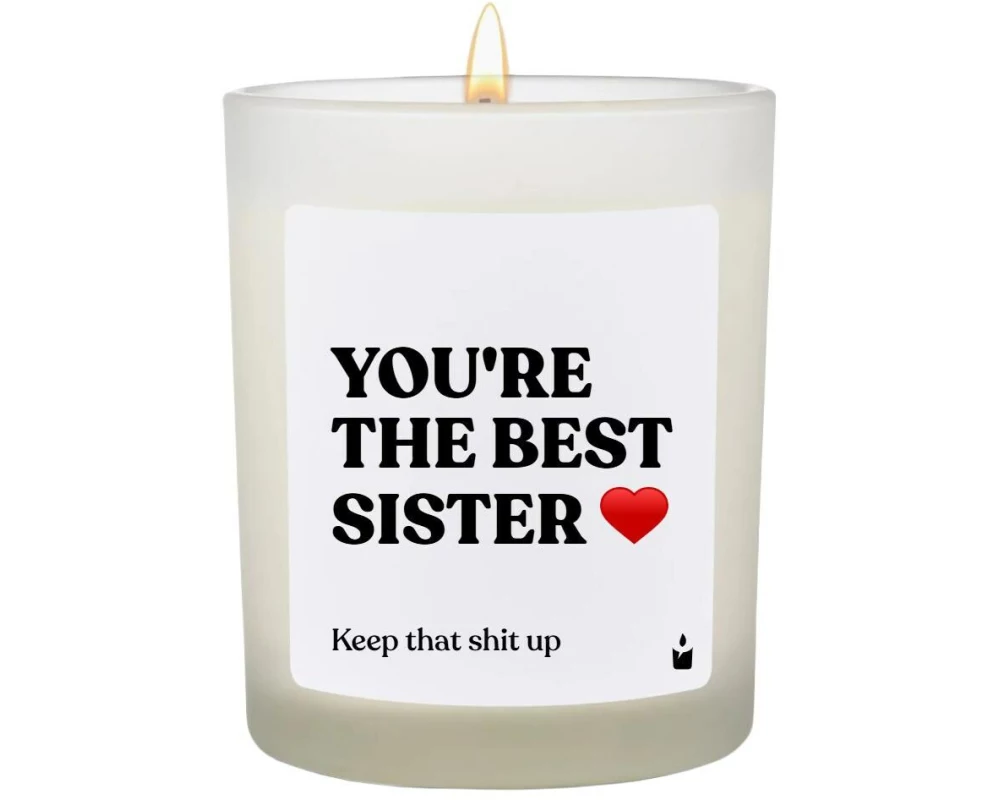 ChattyCandles Duftkerze You're the best sister 6.7 x 8 cm