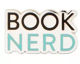 Book Nerd Enamel Pin