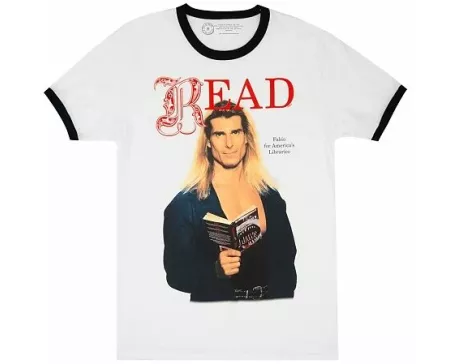Fabio READ Unisex Ringer T-Shirt Medium
