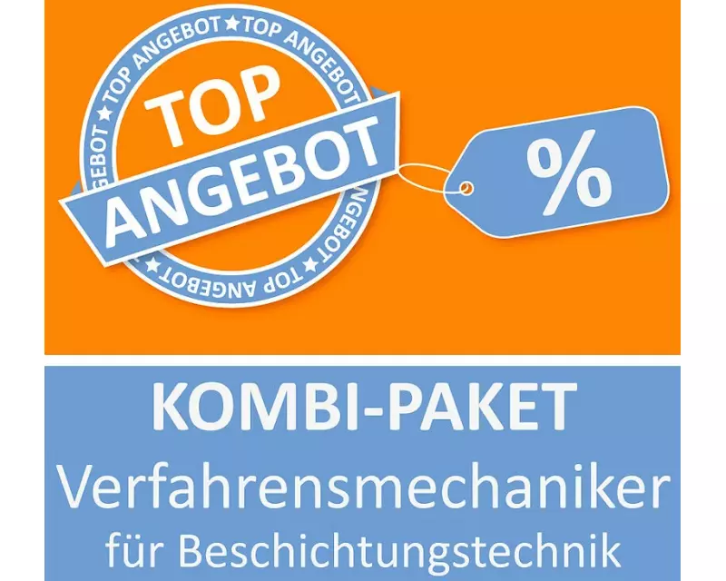 AzubiShop24.de Kombi-Paket Verfahrensmechaniker für Beschichtungstechnik Lernkarten