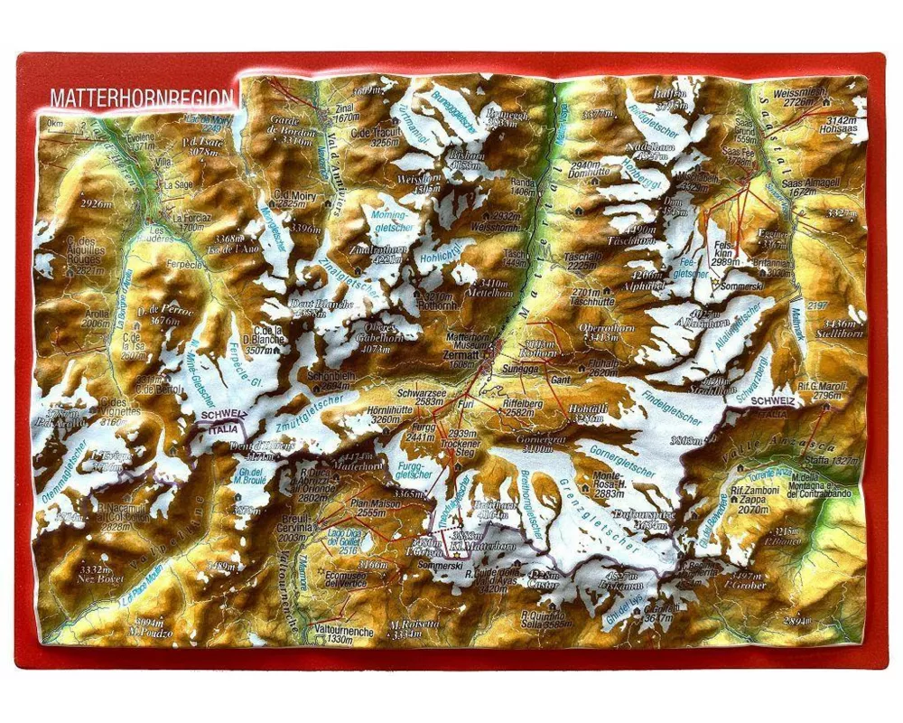 31157 AK Geo Relief: Matterhornregion