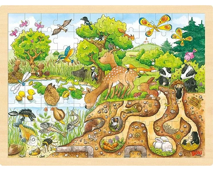 Einlegepuzzle Erlebnis Natur
