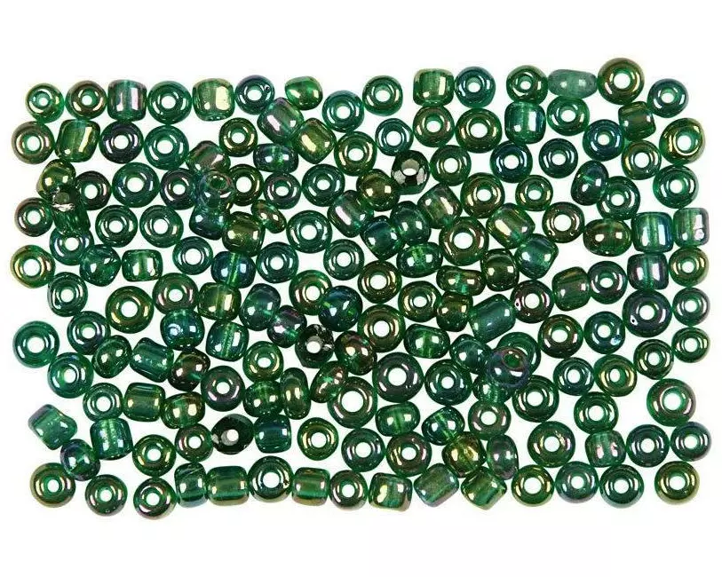 Creativ Company Rocailles-Perlen 8/0 Dunkelgrün