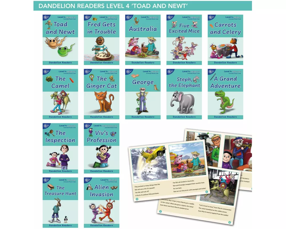 Phonic Books Dandelion Readers Vowel Spellings Level 4