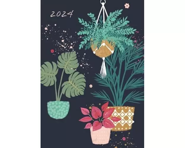 Happy Plants A6 Diary 2024