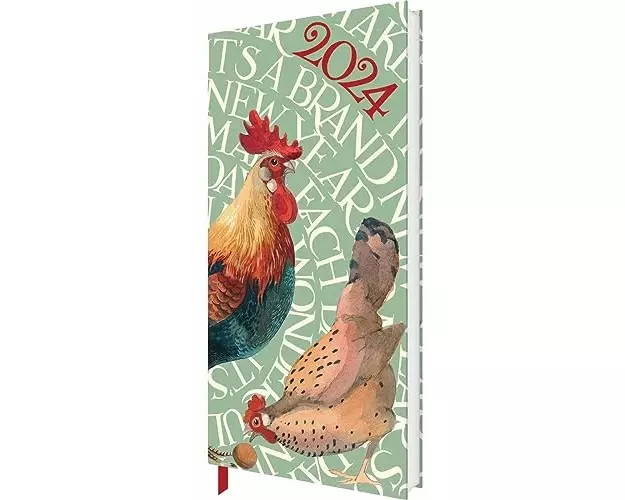 Emma Bridgewater, Rise & Shine Deluxe Slim Diary 2024