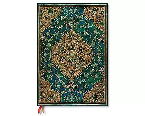 Turquoise Chronicles (Turquoise Chronicles) Grande 12-month Dayplanner 2024