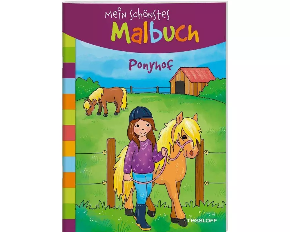 Mein schönstes Malbuch. Ponyhof