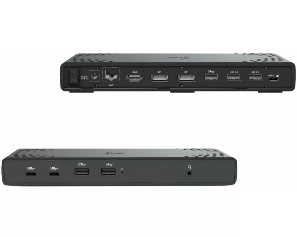 i-tec USB-C Triple Display Docking Station, Gen 2, PD 100W