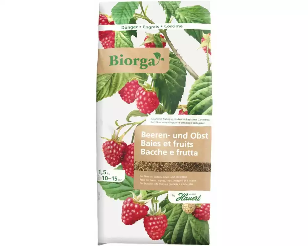 Hauert Dünger Biorga für Obst, 1,5 kg