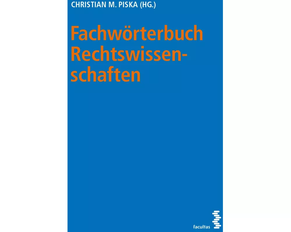 Fachwörterbuch Rechtswissenschaften