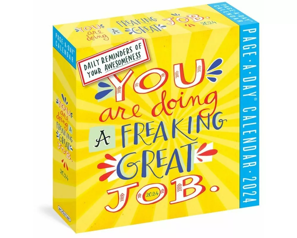 You Are Doing a Freaking Great Job Page-A-Day Calendar 2024