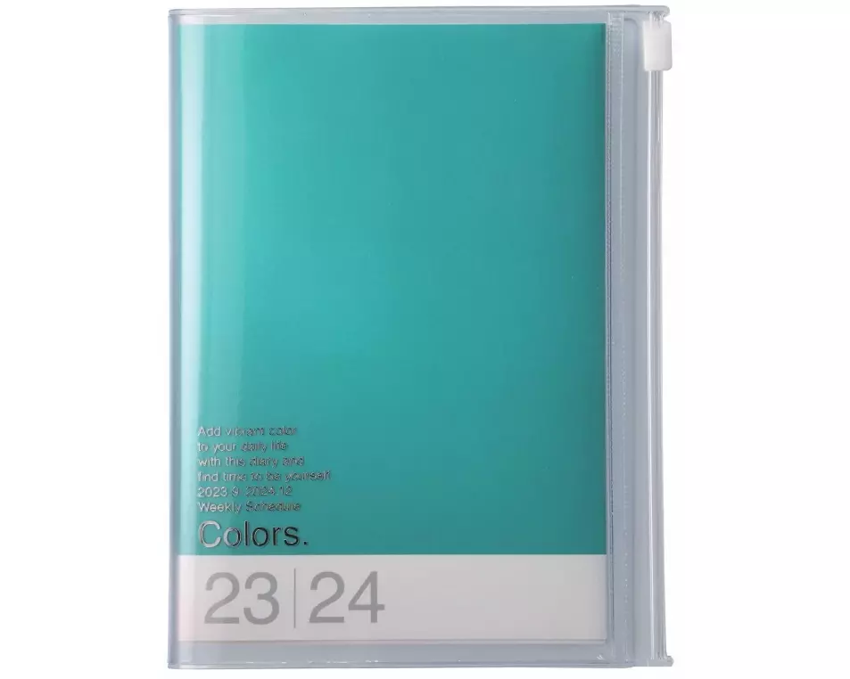MARK'S 2023/2024 Taschenkalender A6 vertikal, COLORS // Green