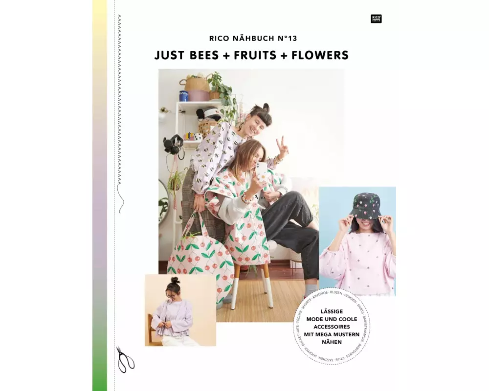 Rico Nähbuch N. 13 Just Bees + Fruits + Flowers