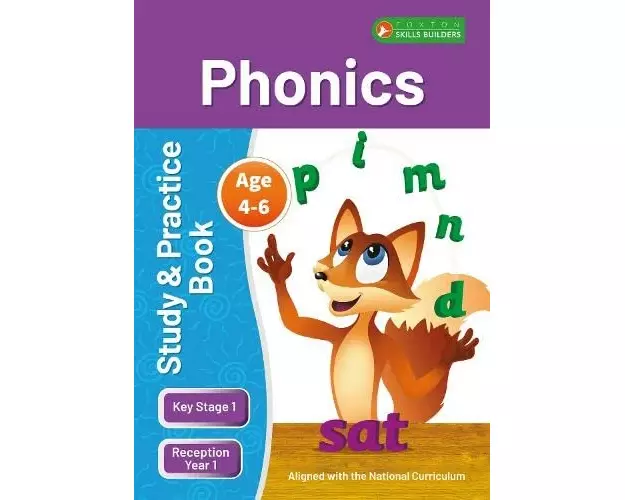 KS1 Phonics Study & Practice Book for Ages 4-6 (Reception -Year 1) Perfect for learning at home or use in the classroom