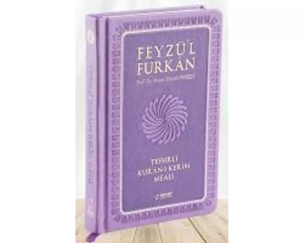 Feyzül Furkan Tefsirli Kuran-i Kerim Meali Büyük Boy, Tefsirli Meal, Ciltli, Lila
