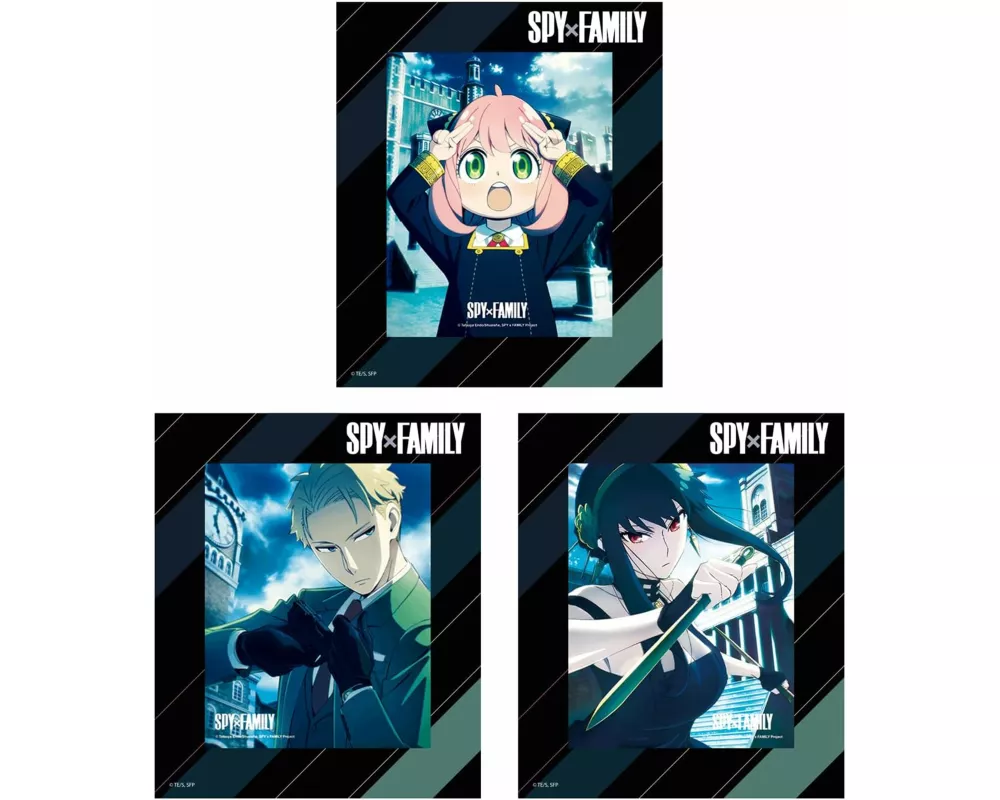 Spy x Family - 3D Karten Rahmen Set - (3 Stück)