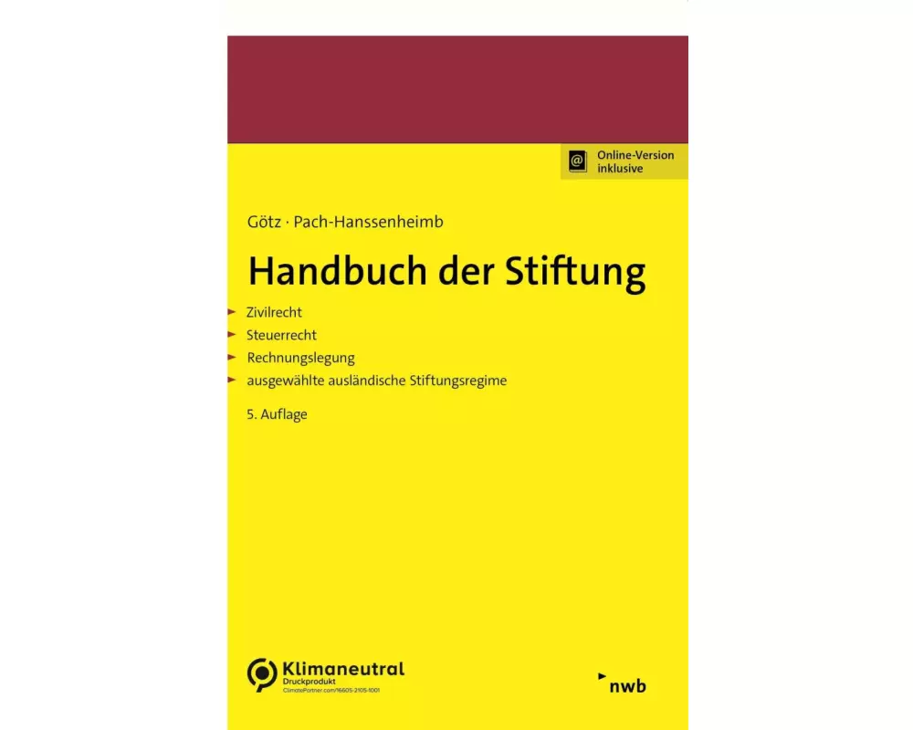 Handbuch der Stiftung