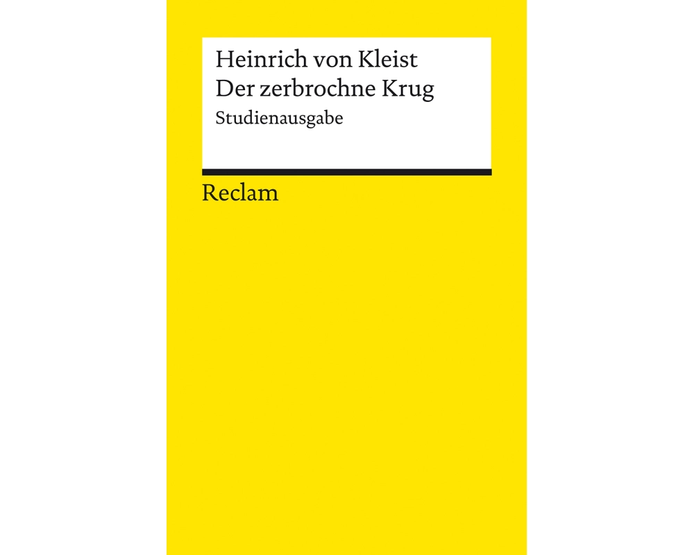 Der zerbrochne Krug. Studienausgabe