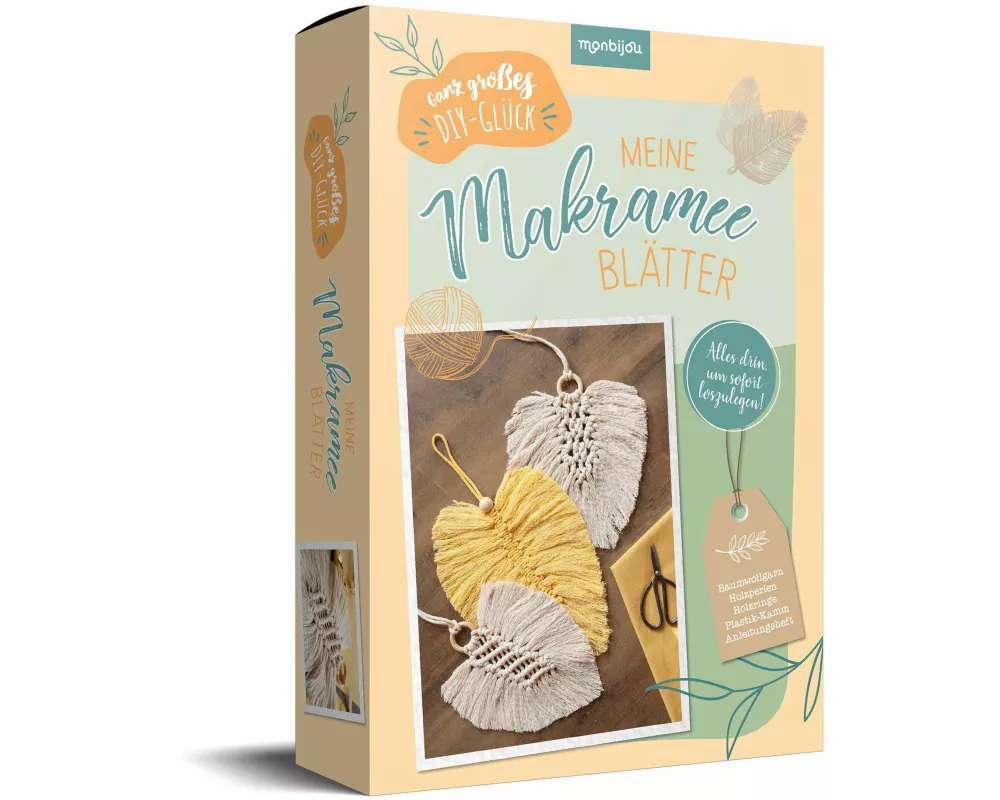 Ganz großes DIY-Glück: Meine Makramee Blätter