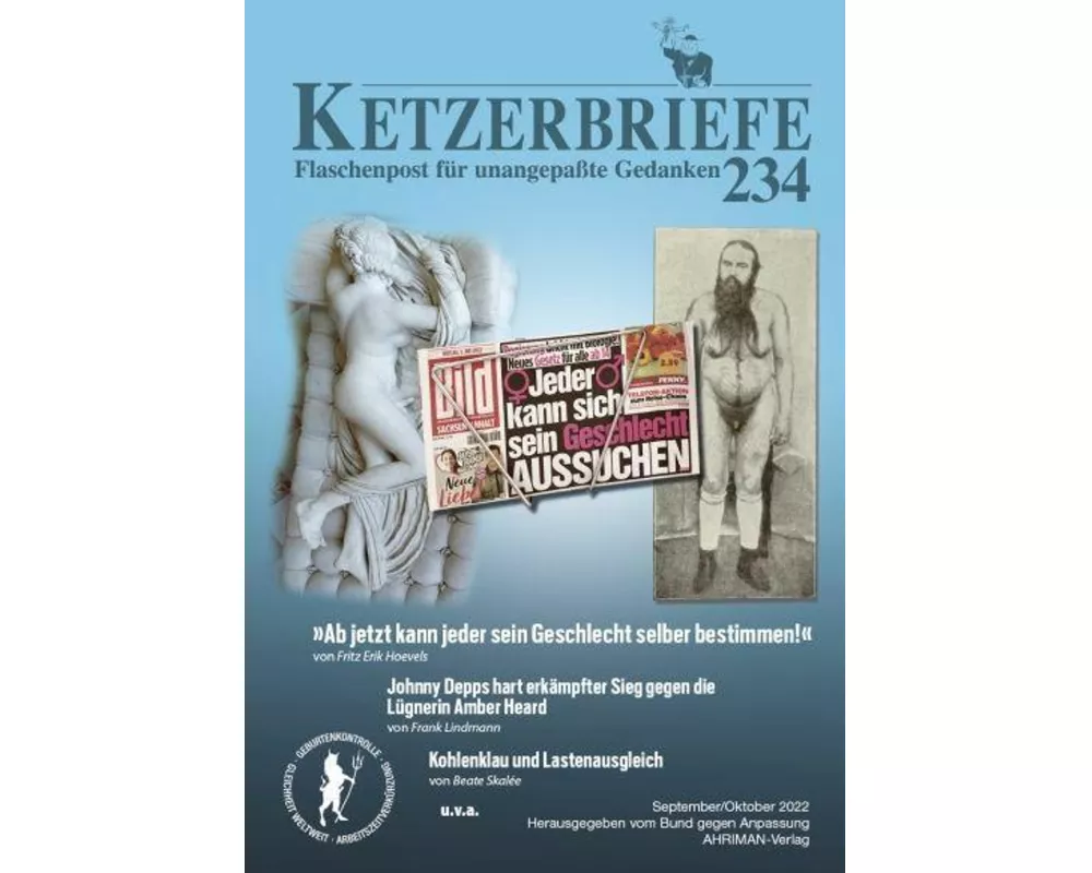 "Ab jetzt kann jeder sein Geschlecht selber bestimmen!"