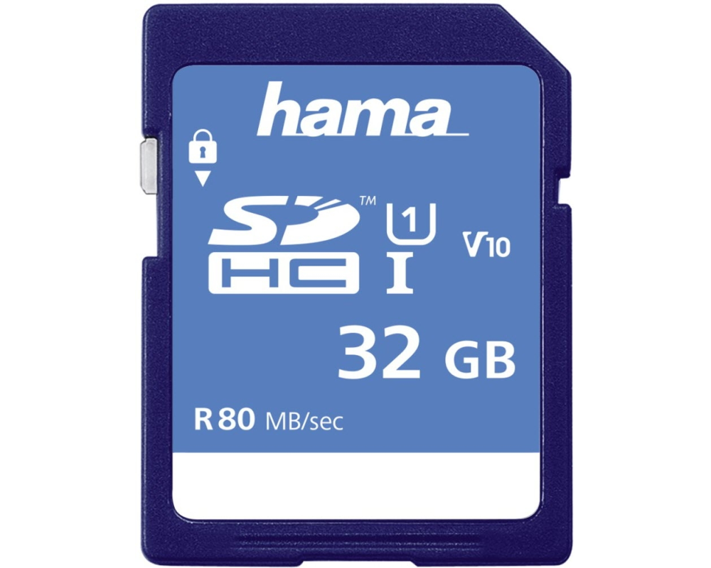 HAMA SDHC 32GB 124135 Class 10 UHS-I 80MB/S
