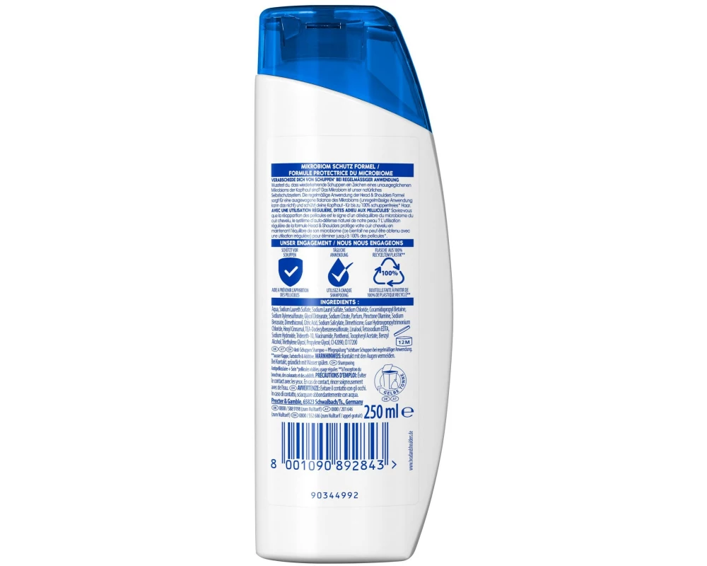 head and shoulders Shampoo Anti-Schuppen 2in1 classic clean 250 ml