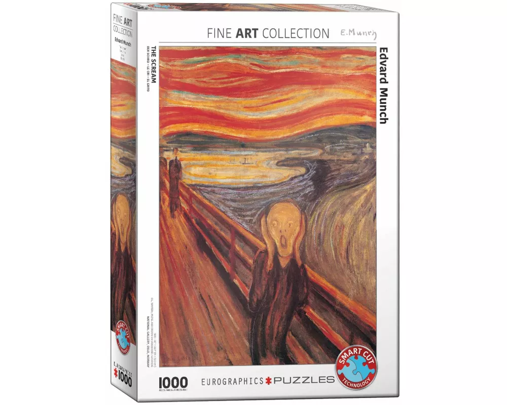 Puzzle 1000 Teile - Munch E: The Scream by Edvard Munch