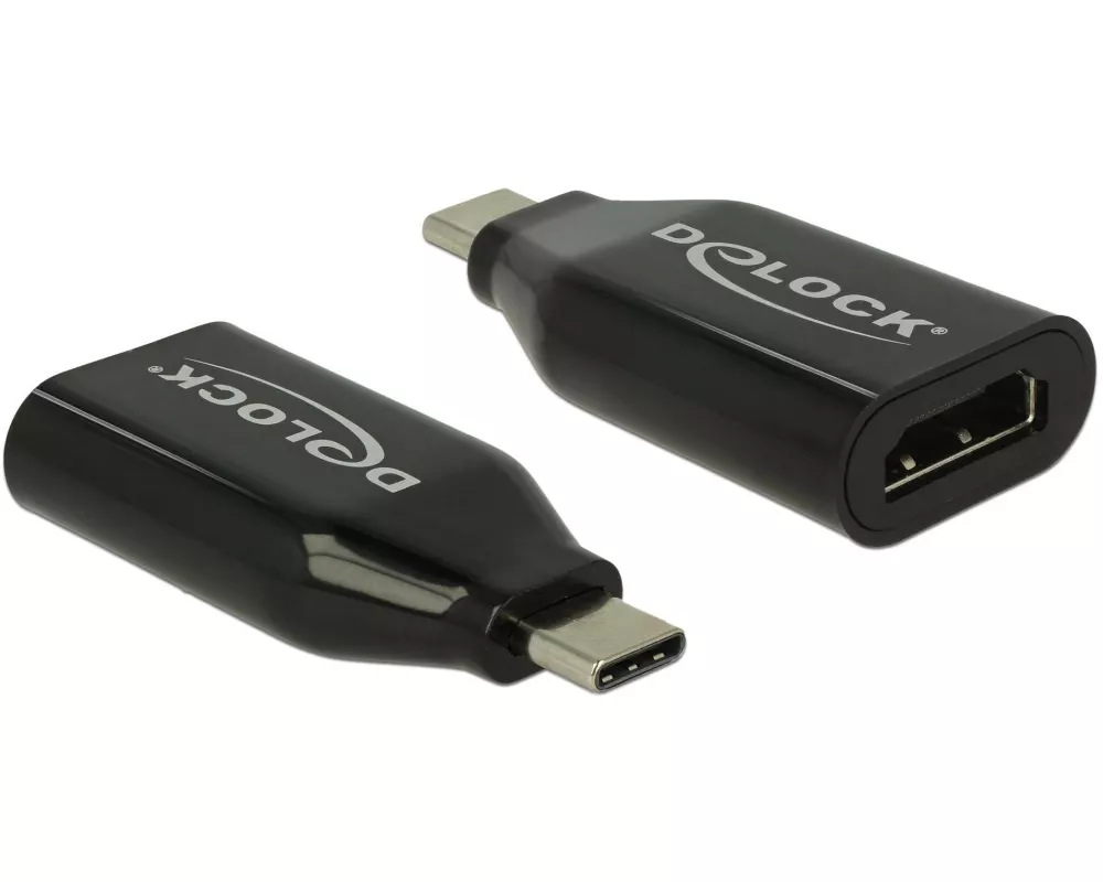 Delock Adapter USB-C m - HDMI f, 4K, 60Hz Schwarz