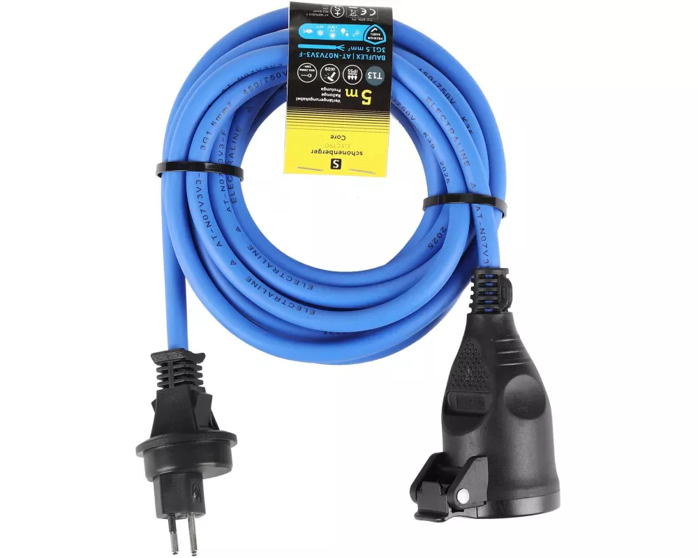 Schönenberger Verlängerungskabel T13 IP55 5m BAUFLEX