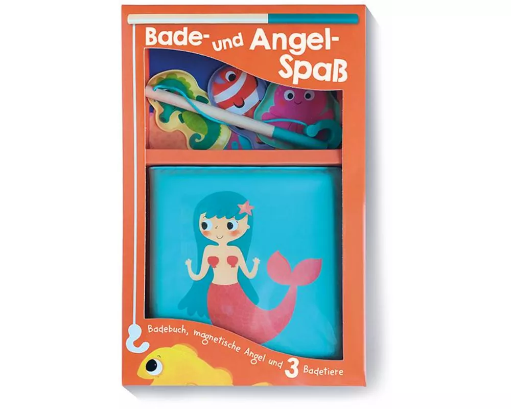 Bade- und Angelspaß (Orange Box - Cover Meerjungfrau)