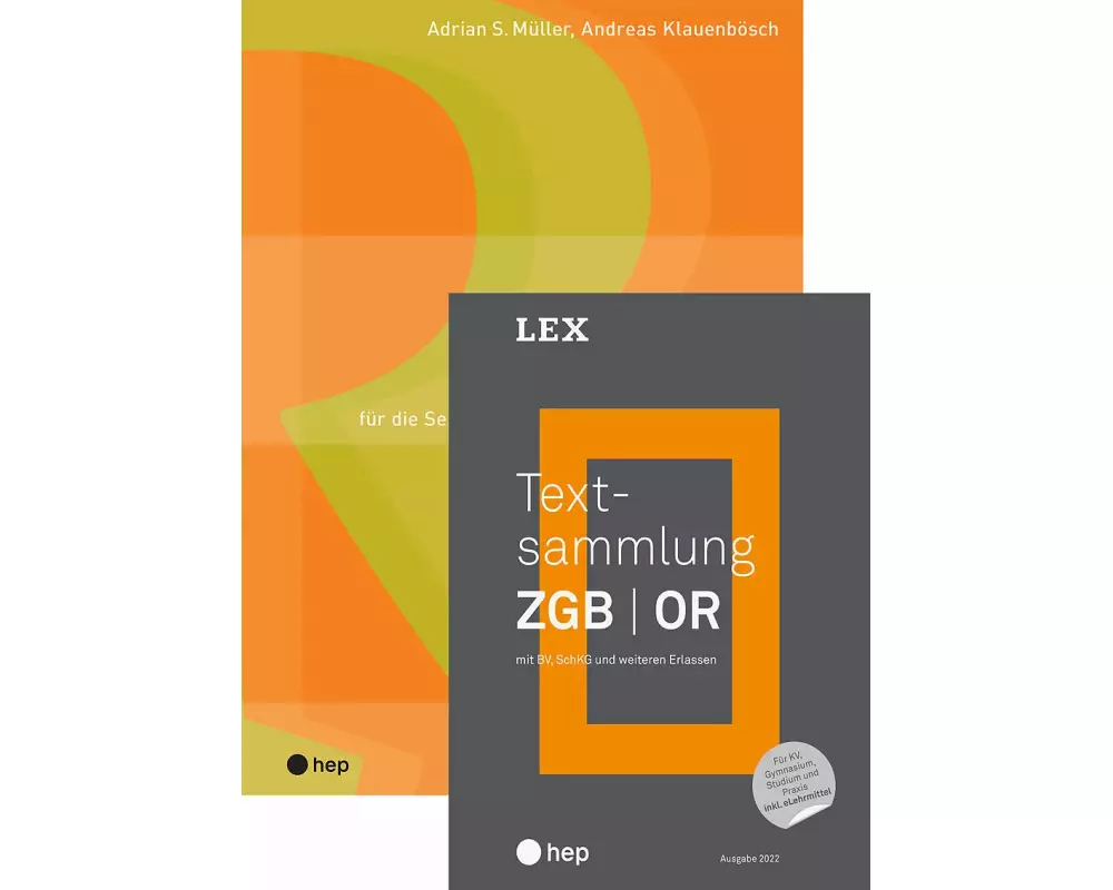 Spezialangebot «Textsammlung ZGB | OR» und «Recht»